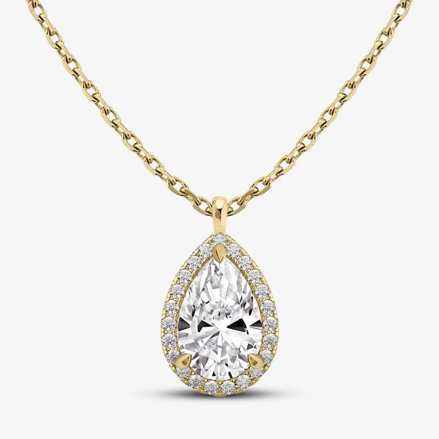 Pearl Classic Halskette 925 Sterling Silver, 18K Gold