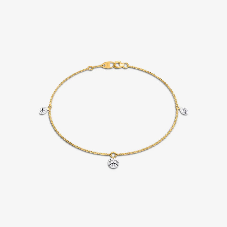 Ethereale Armband 925 Sterling Silver, 18K Gold