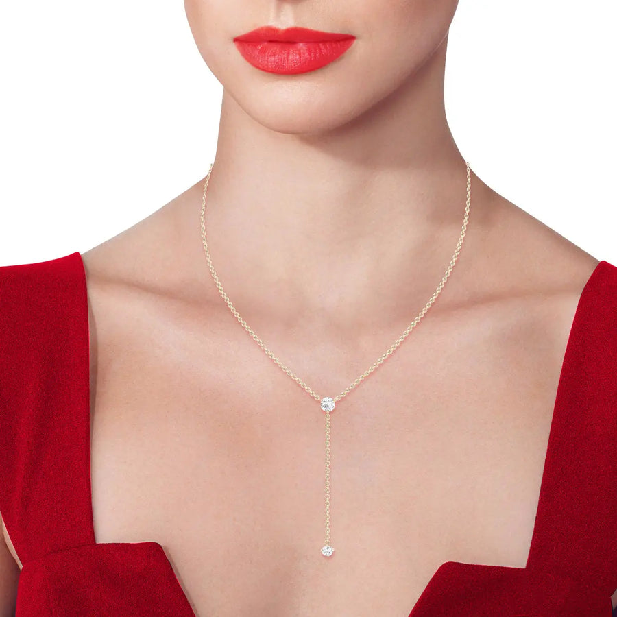 Lysandra Halskette 925 Sterling Silver, 18K Gold