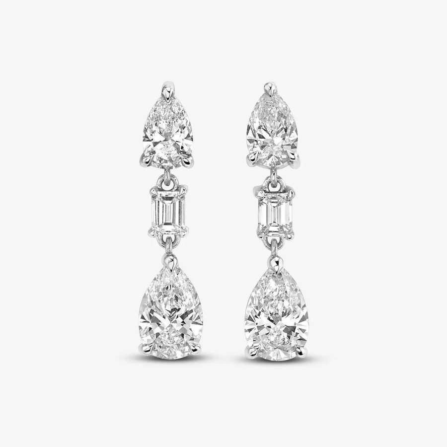 Glimmer Ohrringe 925 Sterling Silver, 18K Gold