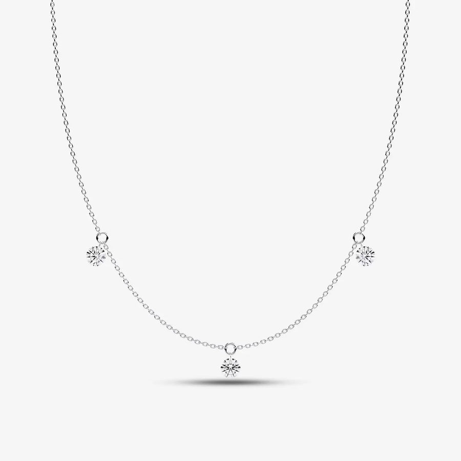 Lyriel Halskette 925 Sterling Silver, 18K Gold