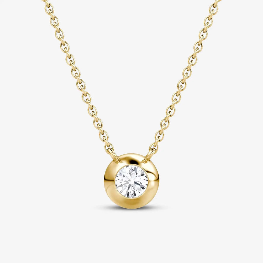 Belisse Halskette 925 Sterling Silver, 18K Gold