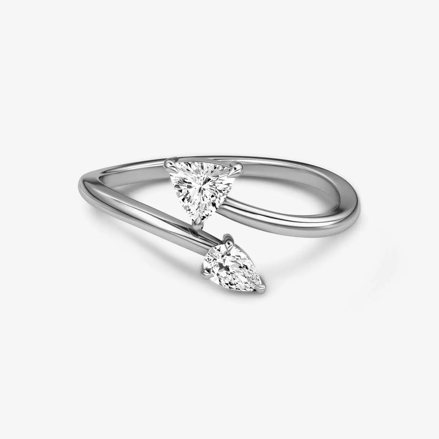Ivyla Ring 925 Sterling Silver, 18K Gold