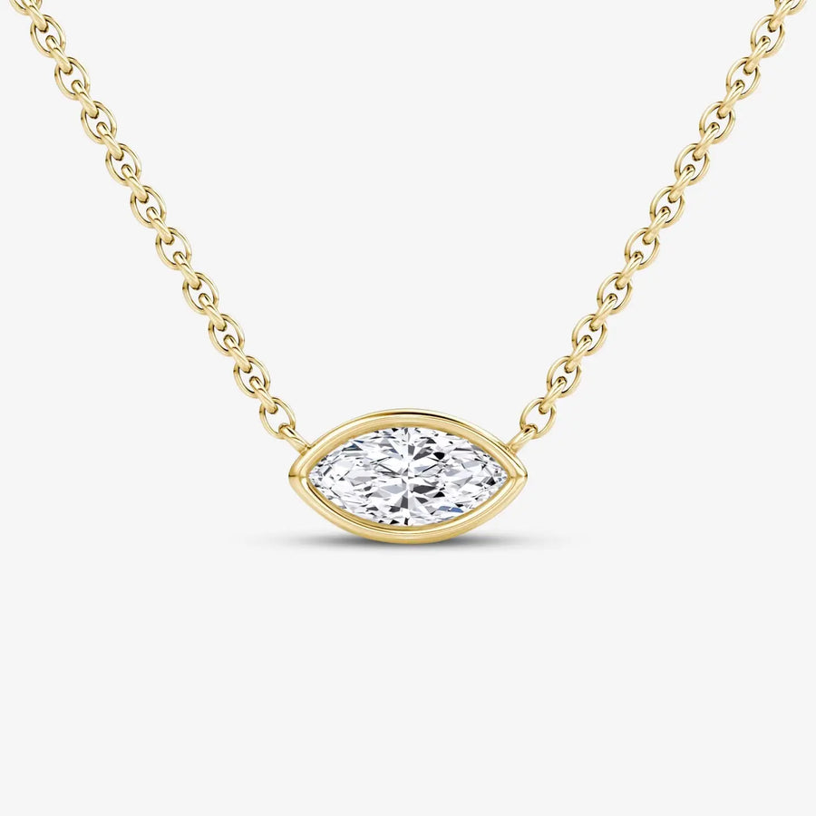 Diamira Halskette 925 Sterling Silver, 18K Gold