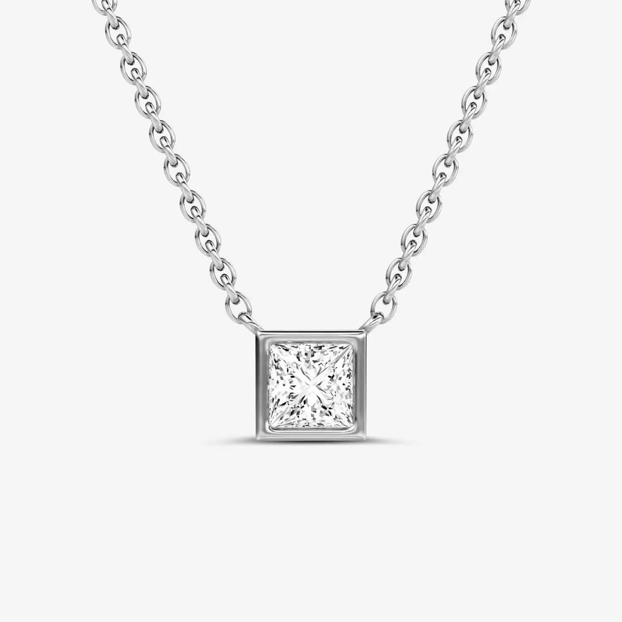 Lucent Halskette 925 Sterling Silver, 18K Gold