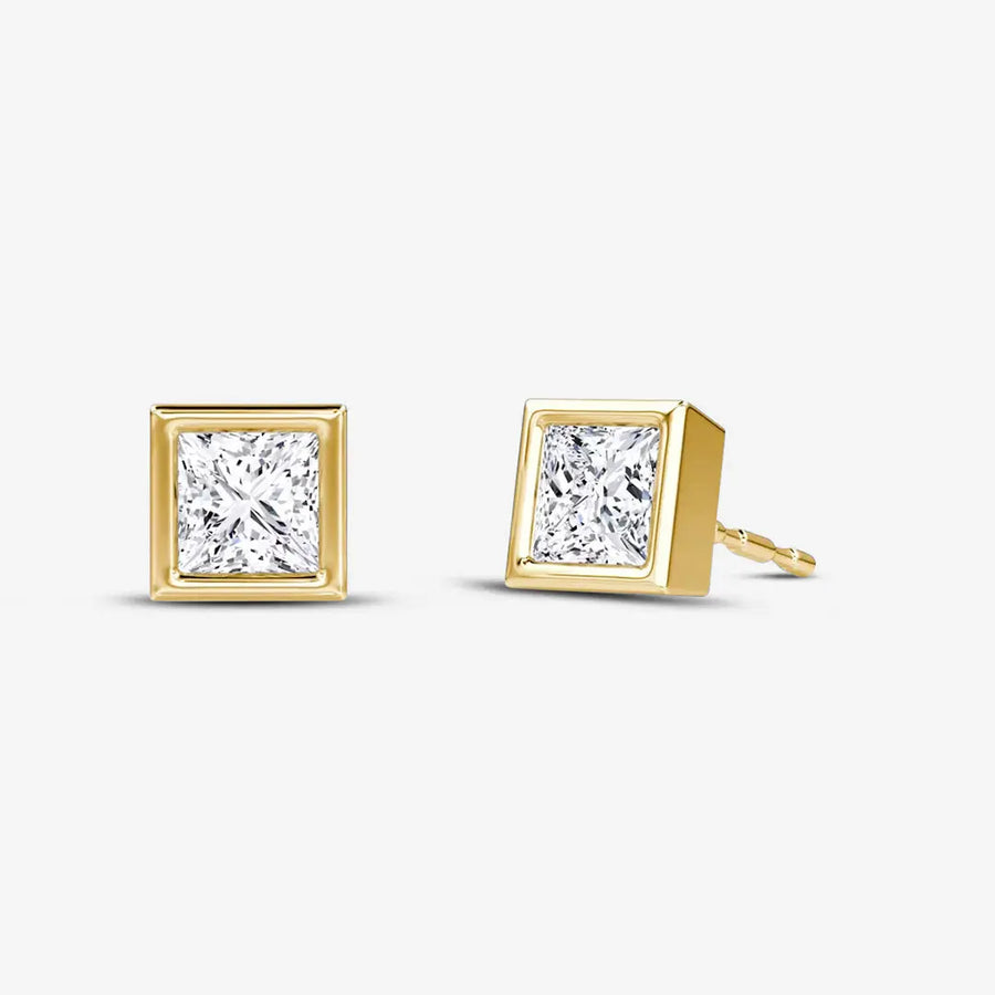 Brigitte Ohrringe 925 Sterling Silver, 18K Gold