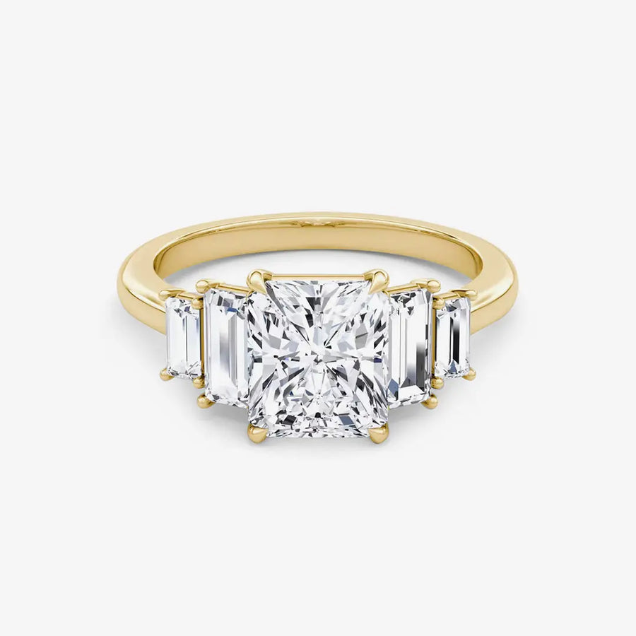 Allure-Ring 925 Sterling Silver, 18K Gold