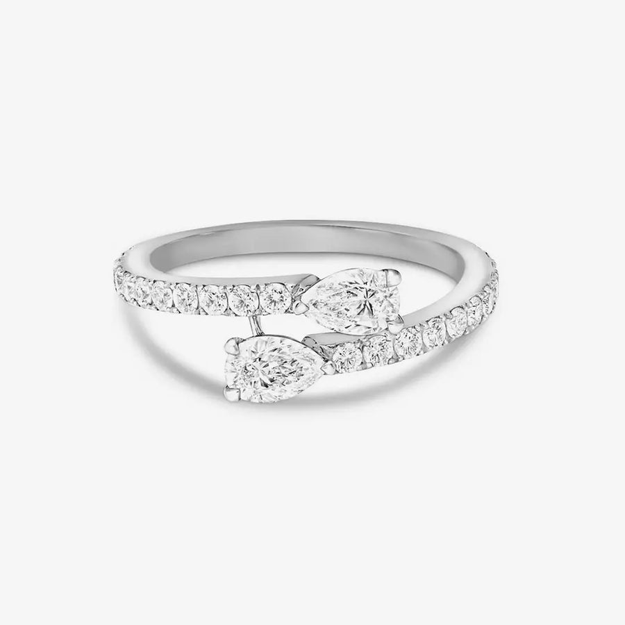 Amira Ring 925 Sterling Silver, 18K Gold