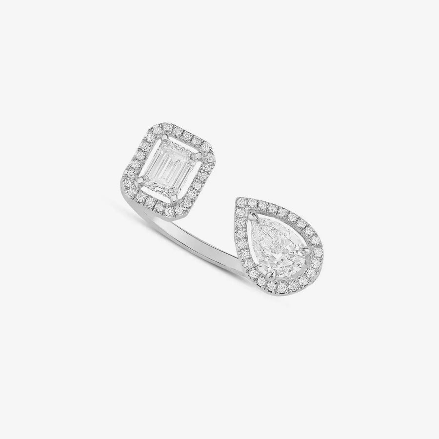 Celestia-Ring 925 Sterling Silver, 18K Gold