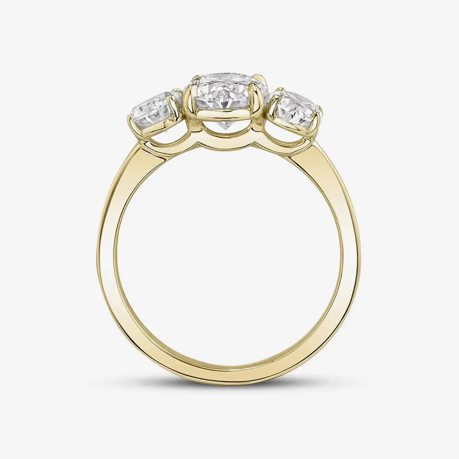 Celine-Ring 925 Sterling Silver, 18K Gold