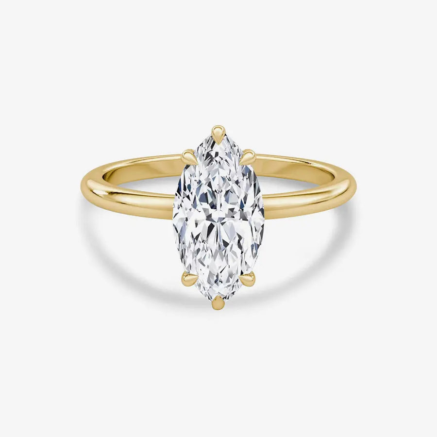 Clarisse Ring 925 Sterling Silver, 18K Gold