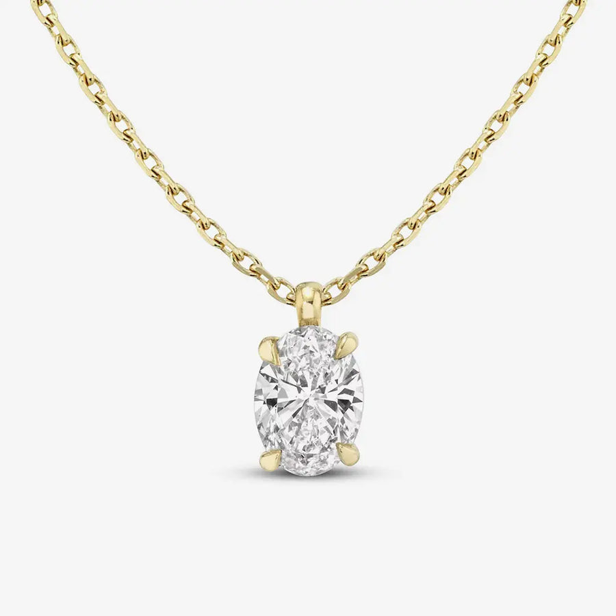 Claude Halskette 925 Sterling Silver, 18K Gold