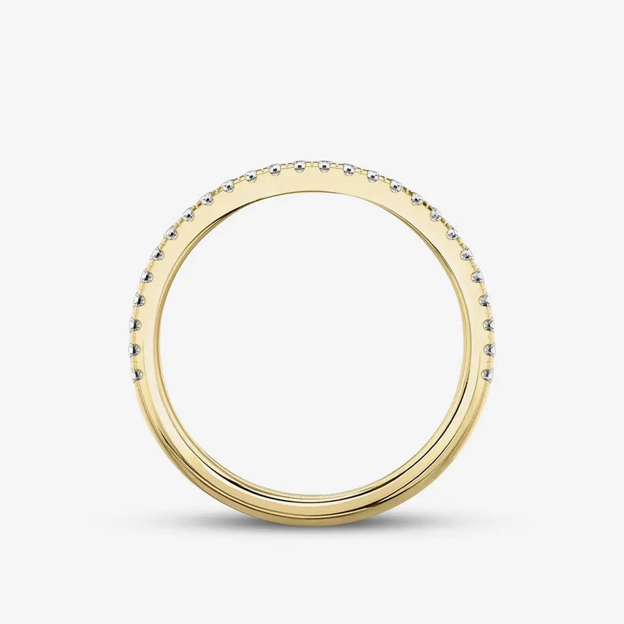 Cyra-Ring 925 Sterling Silver, 18K Gold