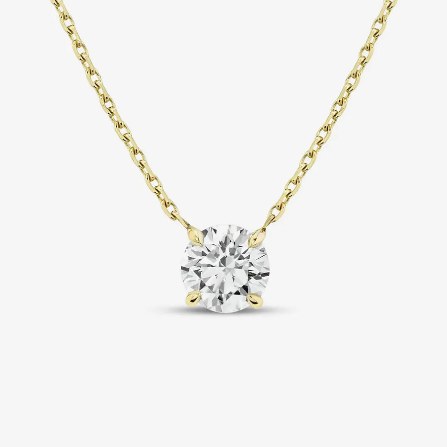 Eliane Halskette 925 Sterling Silver, 18K Gold