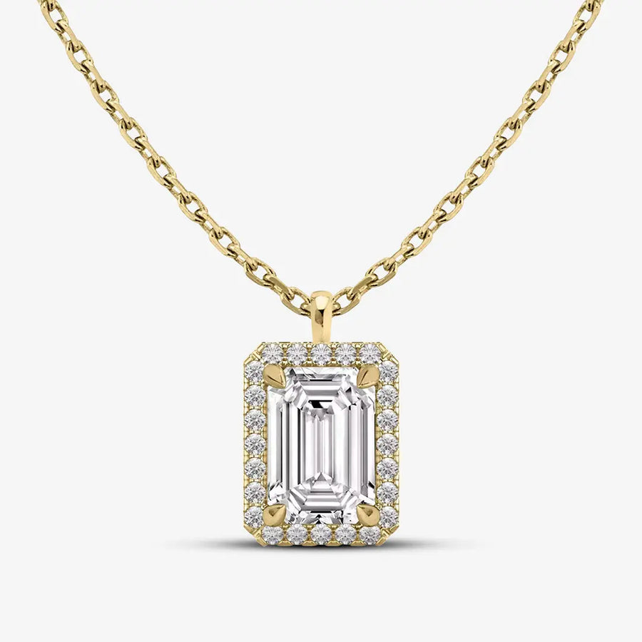 Elise Halskette 925 Sterling Silver, 18K Gold