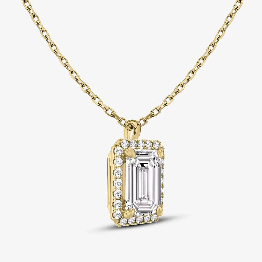 Elise Halskette 925 Sterling Silver, 18K Gold