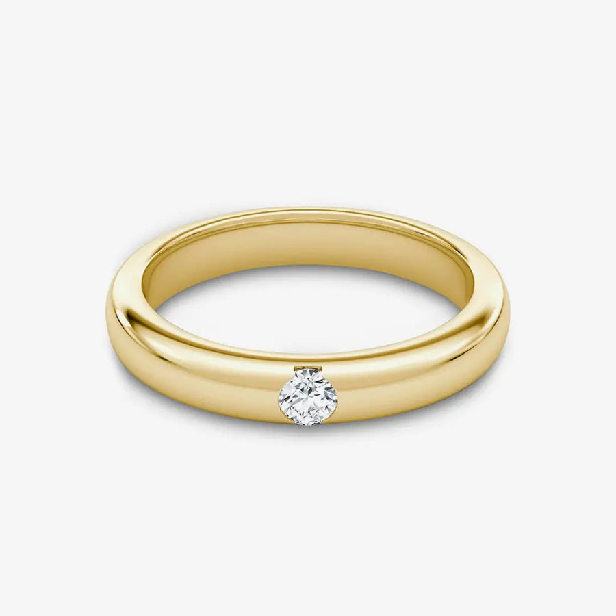 Estelle Ring 925 Sterling Silver, 18K Gold