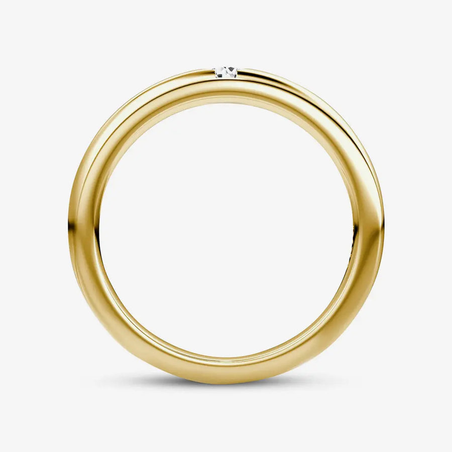 Estelle Ring 925 Sterling Silver, 18K Gold