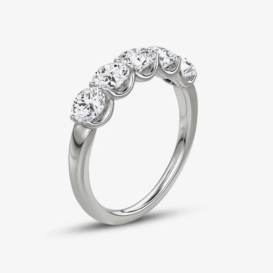 Ewiger Ring 925 Sterling Silver, 18K Gold