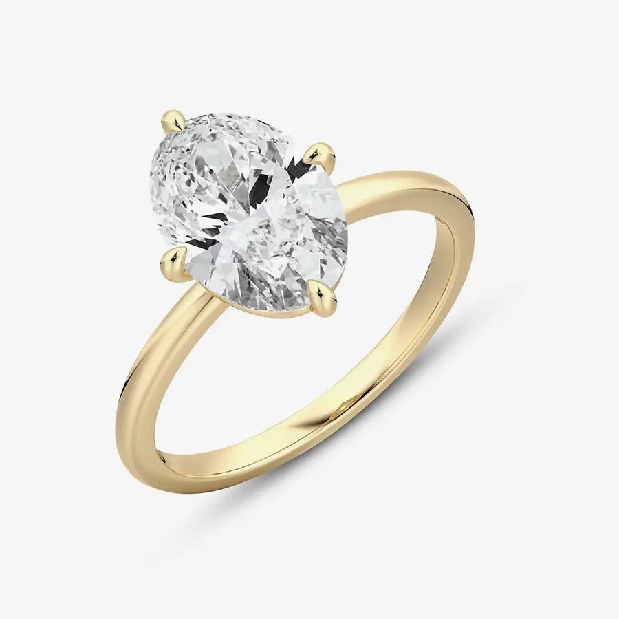 Juliette-Ring 925 Sterling Silver, 18K Gold
