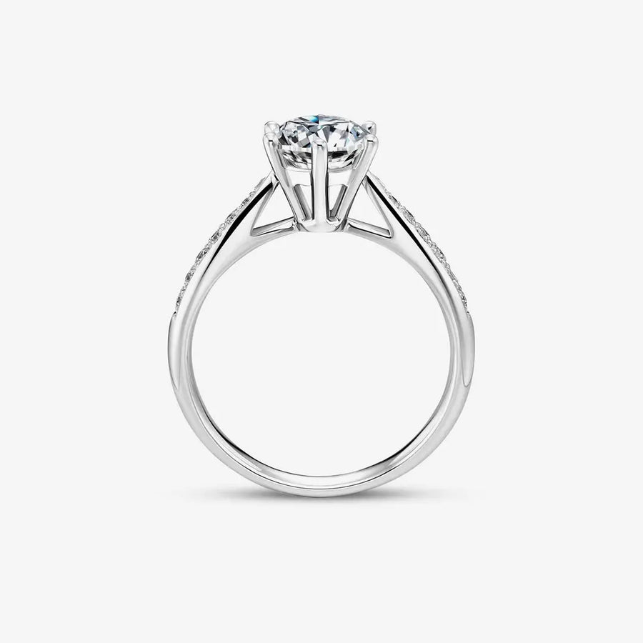 J‘adore Ring 925 Sterling Silver, 18K Gold