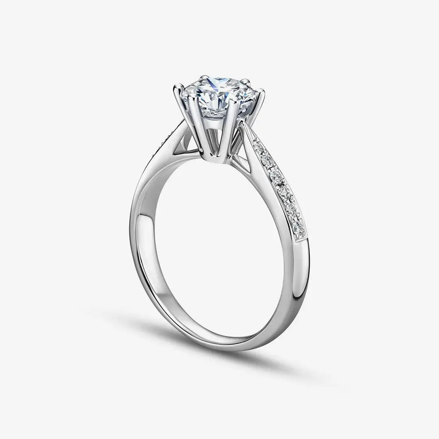 J‘adore Ring 925 Sterling Silver, 18K Gold