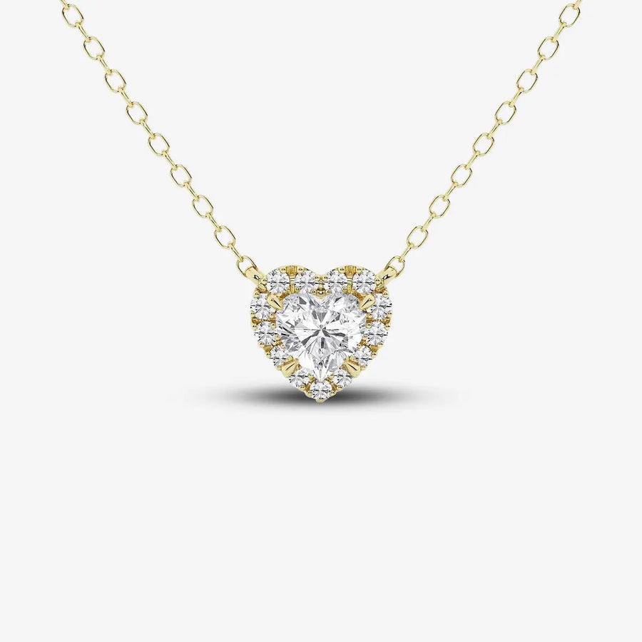 Liebe Halskette 925 Sterling Silver, 18K Gold