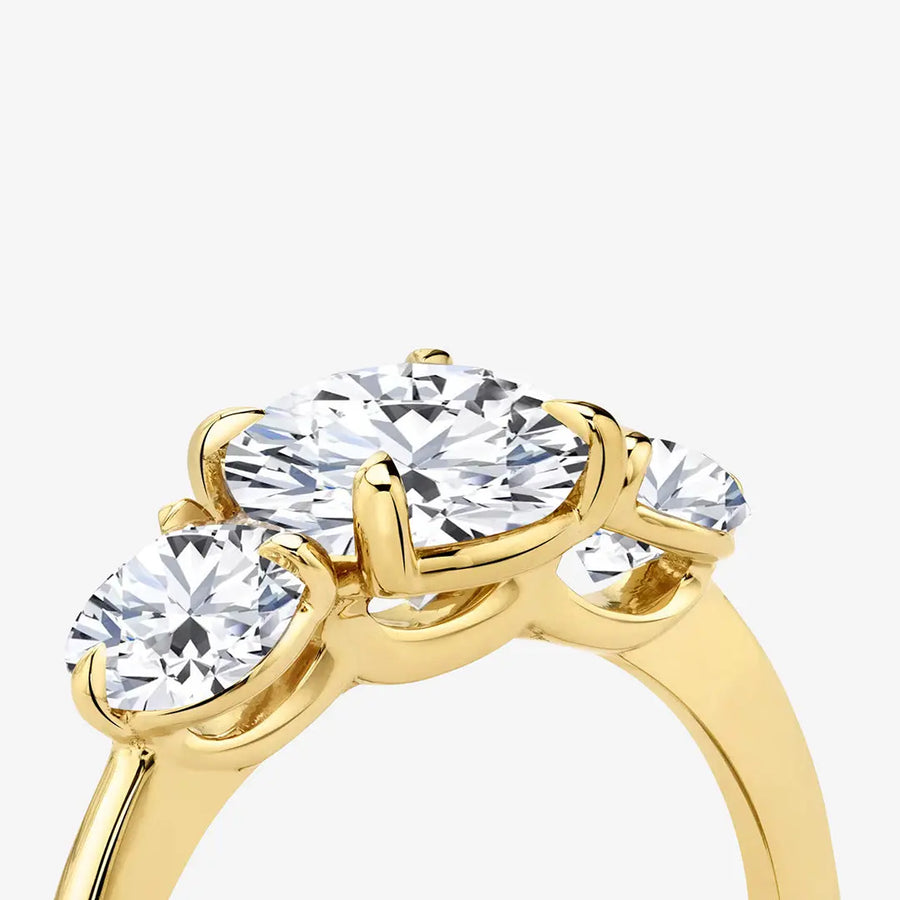 Nythera-Ring 925 Sterling Silver, 18K Gold