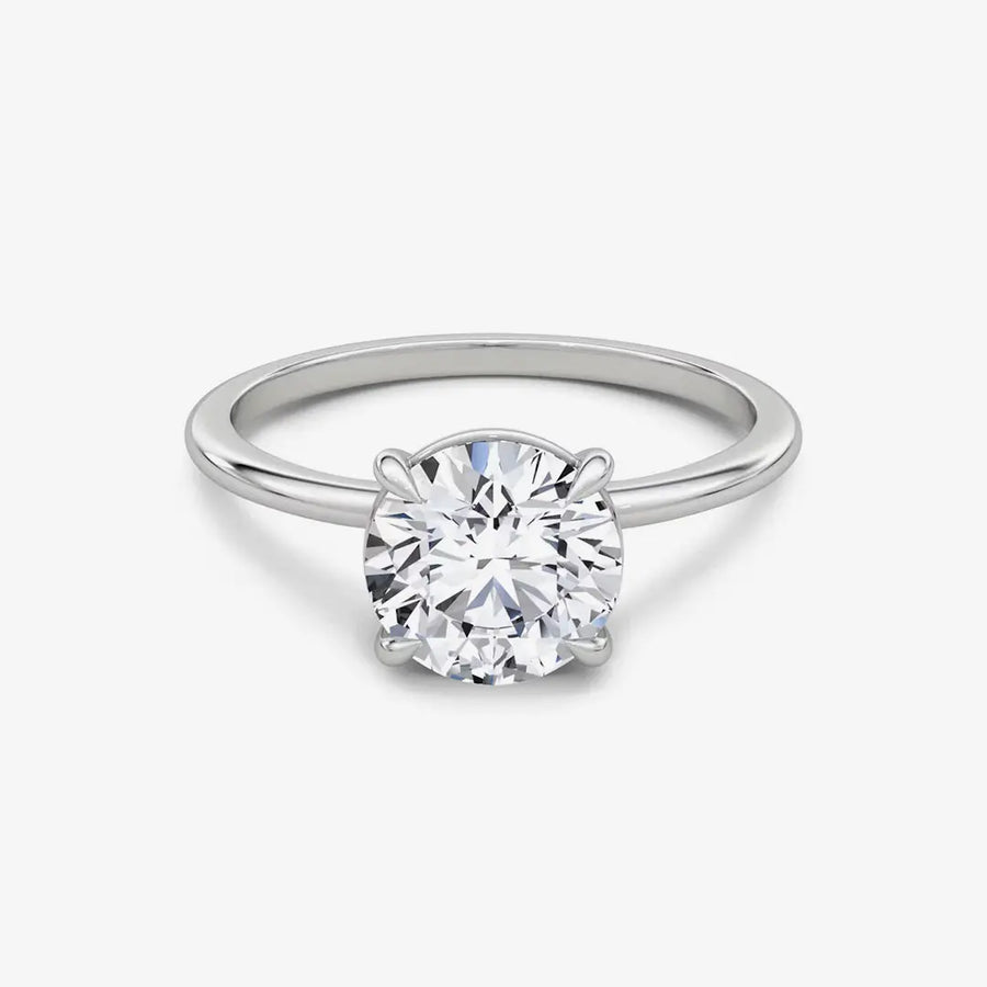 Pavé-Ring 925 Sterling Silver, 18K Gold