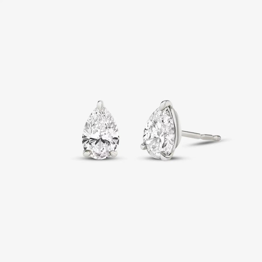 Perlenohrringe 925 Sterling Silver, 18K Gold