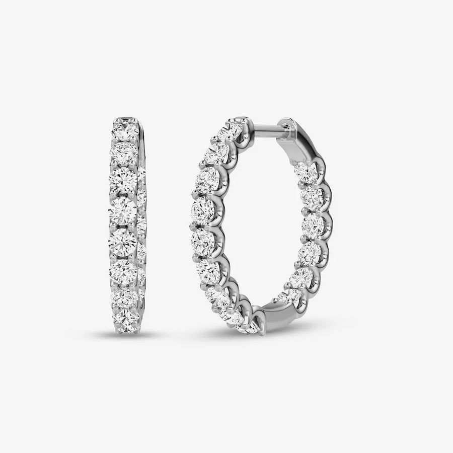 Serelith Ohrringe 925 Sterling Silver, 18K Gold