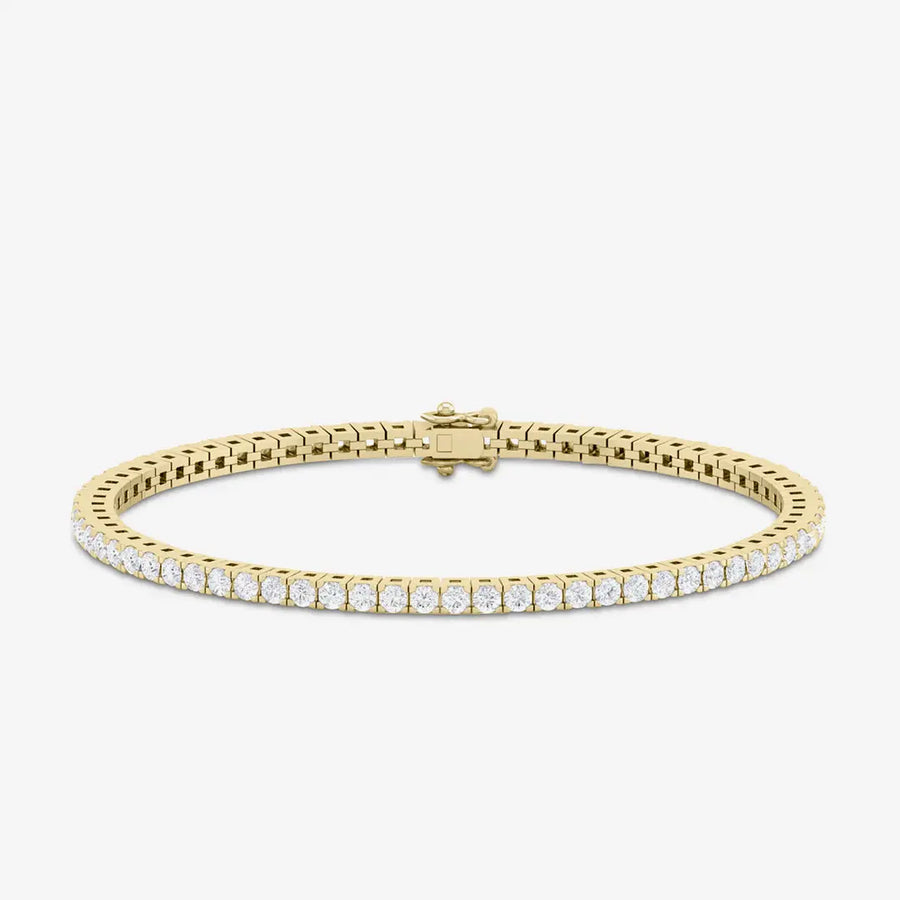 Serena Tenniskette 925 Sterling Silver, 18K Gold