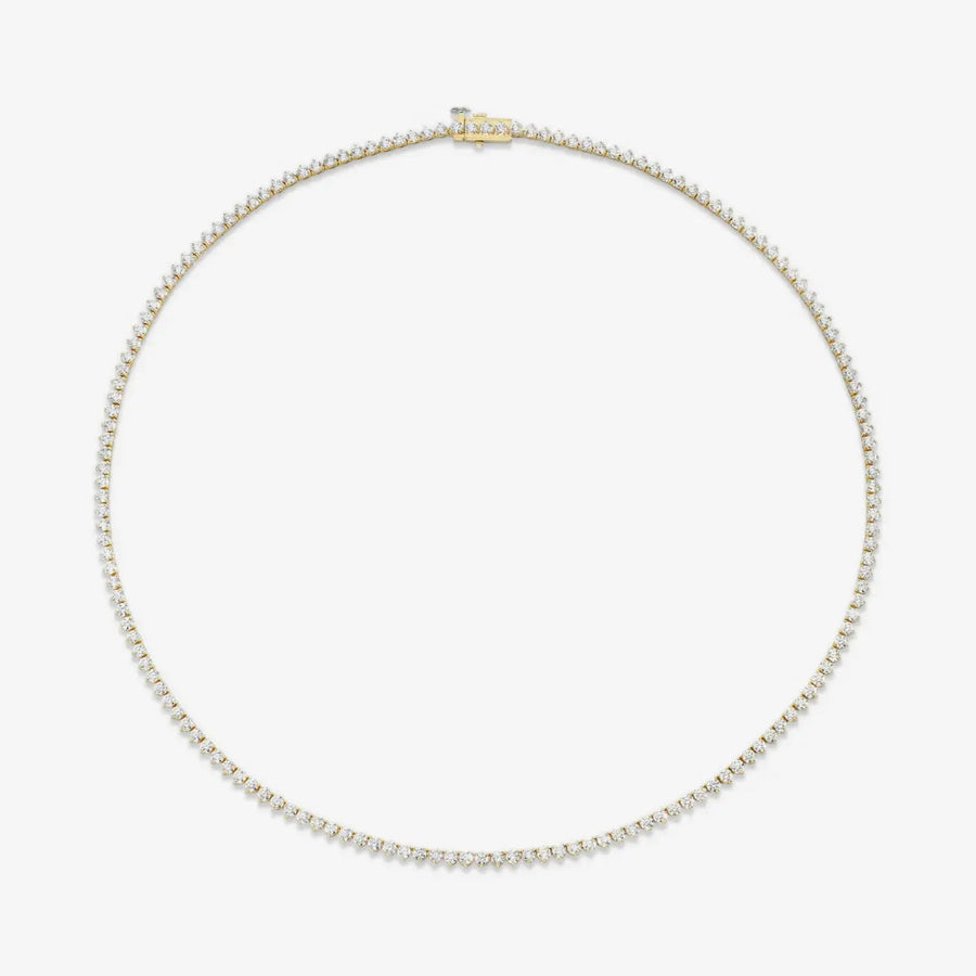 Serena Tenniskette 925 Sterling Silver, 18K Gold