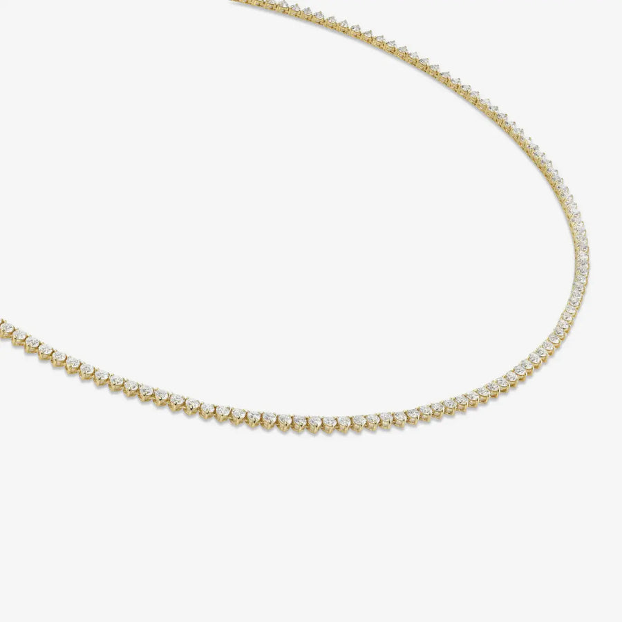 Serena Tenniskette 925 Sterling Silver, 18K Gold