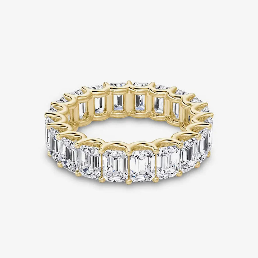 Serenity-Ring 925 Sterling Silver, 18K Gold