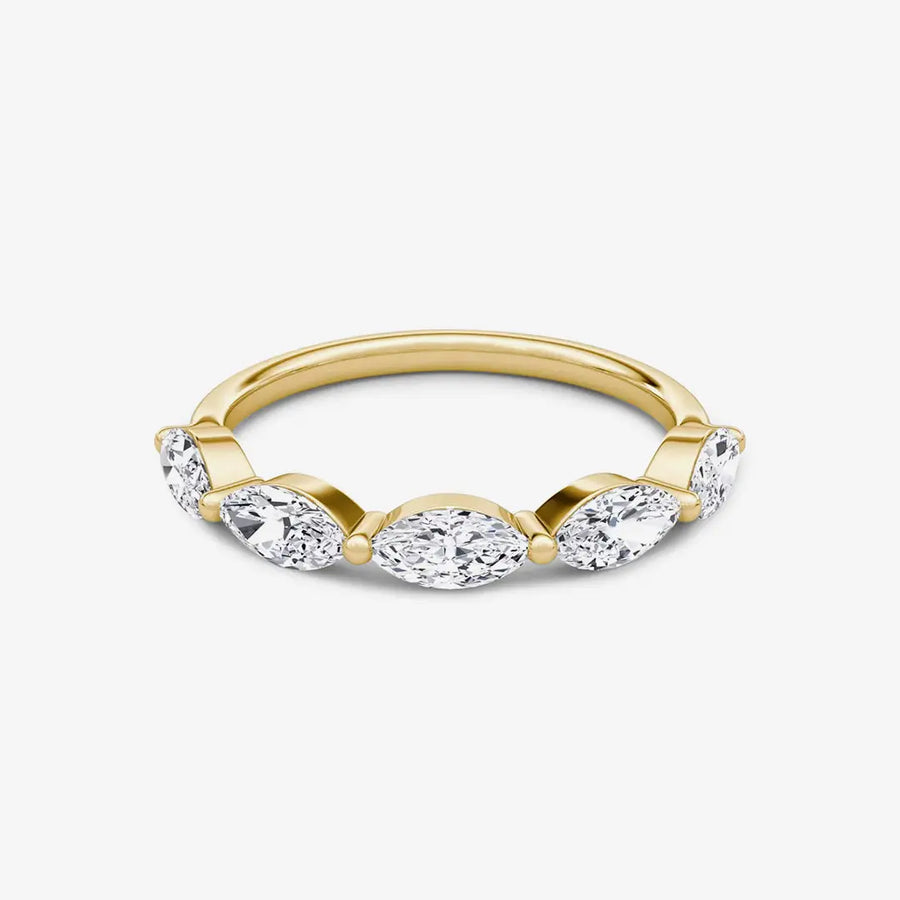 Sylvie-Ring 925 Sterling Silver, 18K Gold