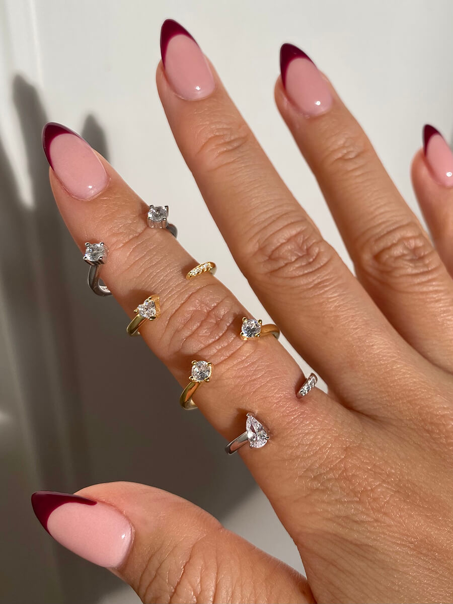 Dainty Pear Open Ring Objkts