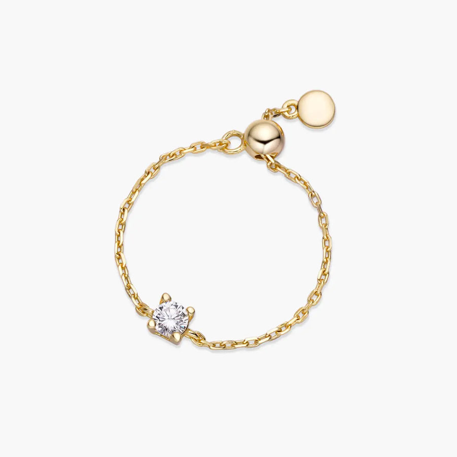 Dainty Round Chain Ring Objkts