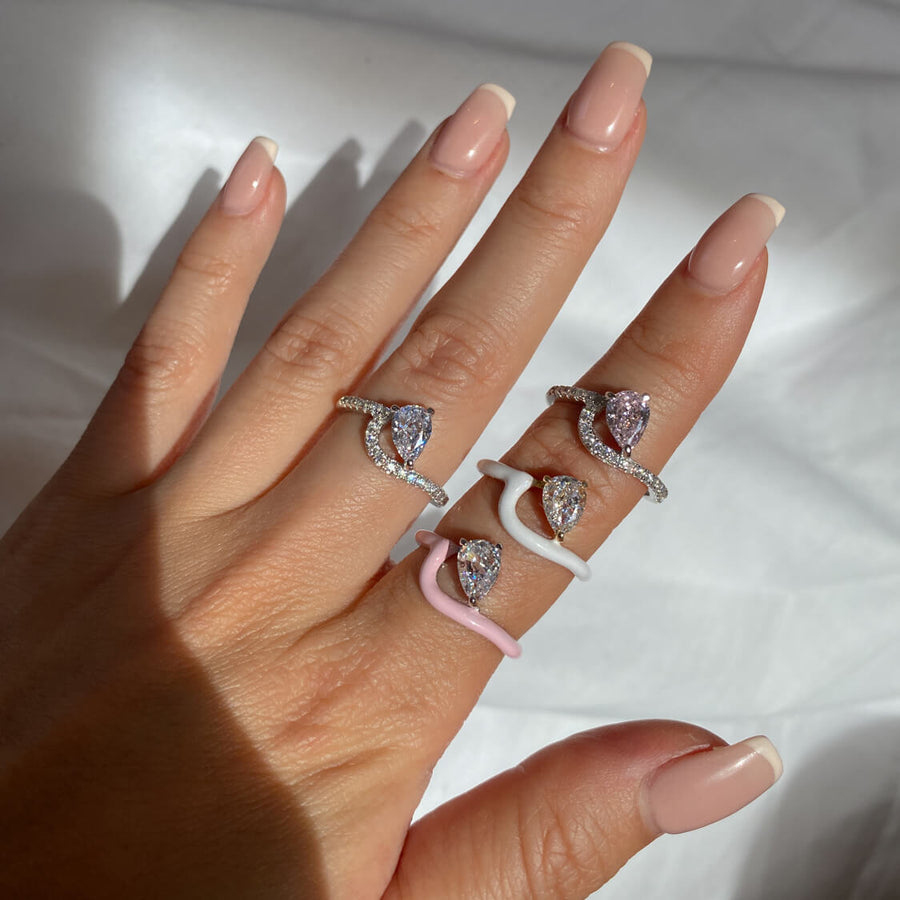 Pavé Perle Ring Objkts