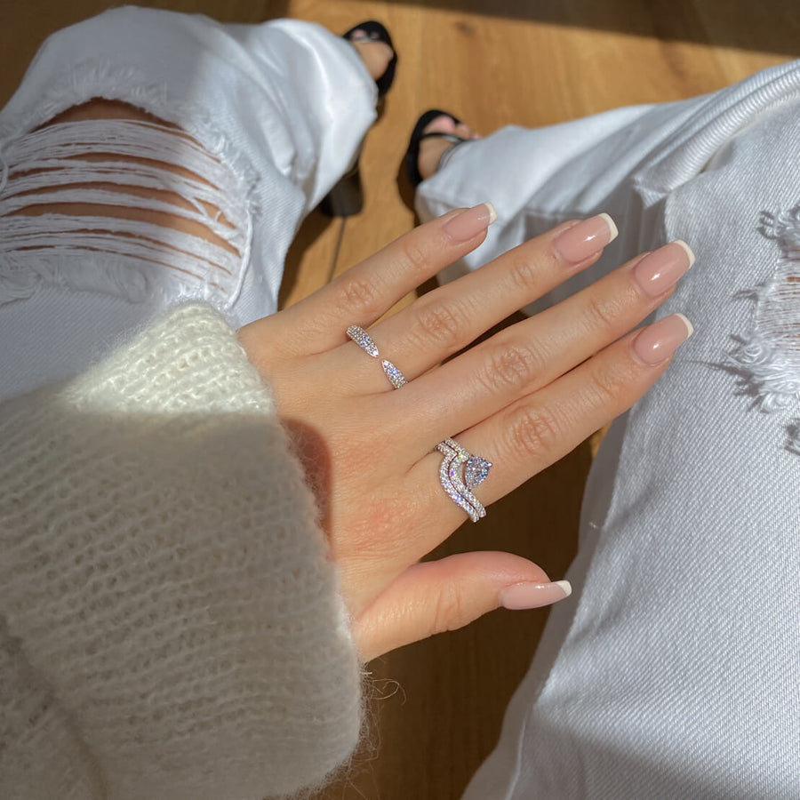 Pavé Perle Ring Objkts