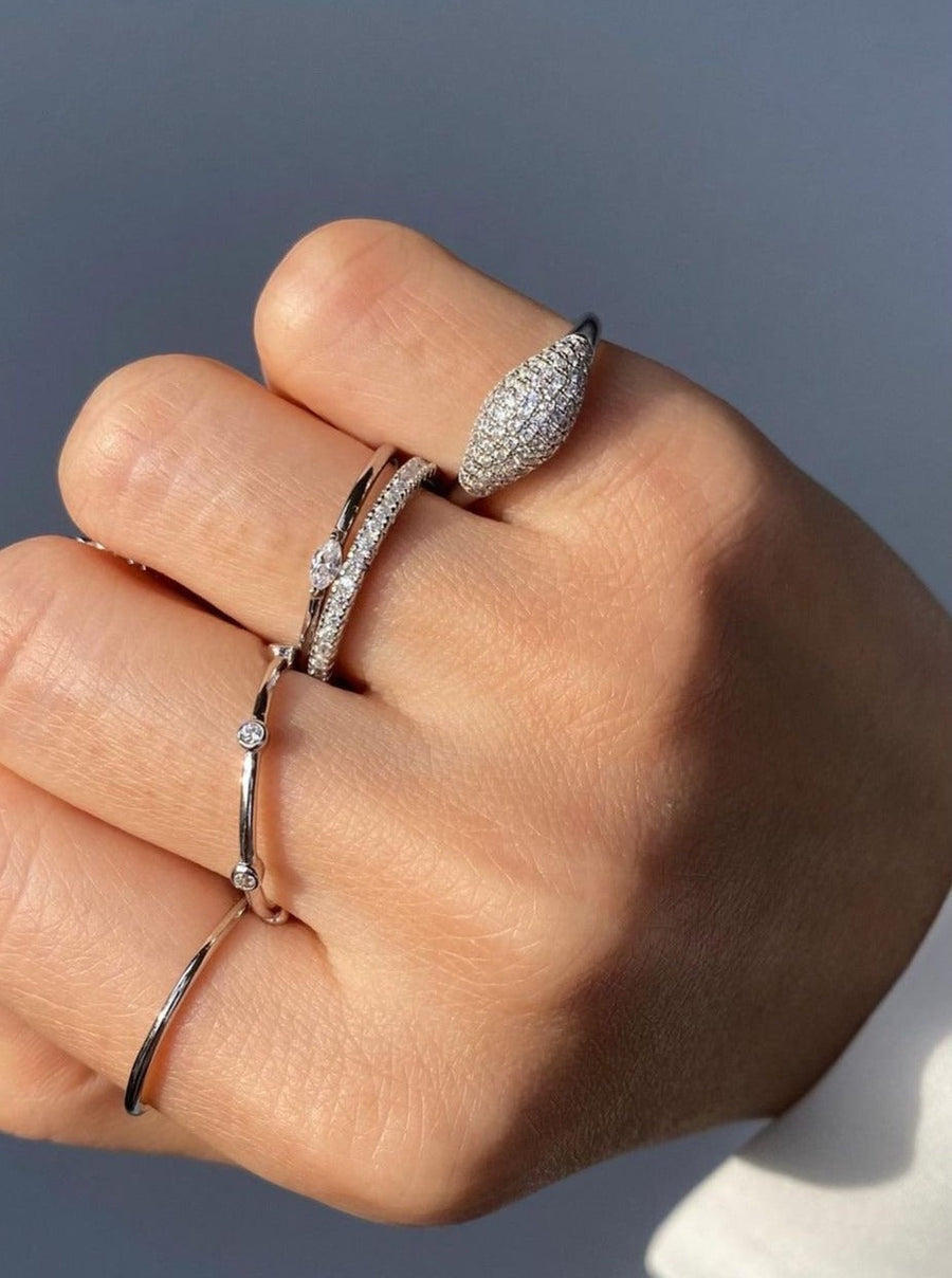 Pave Dome Ring Objkts