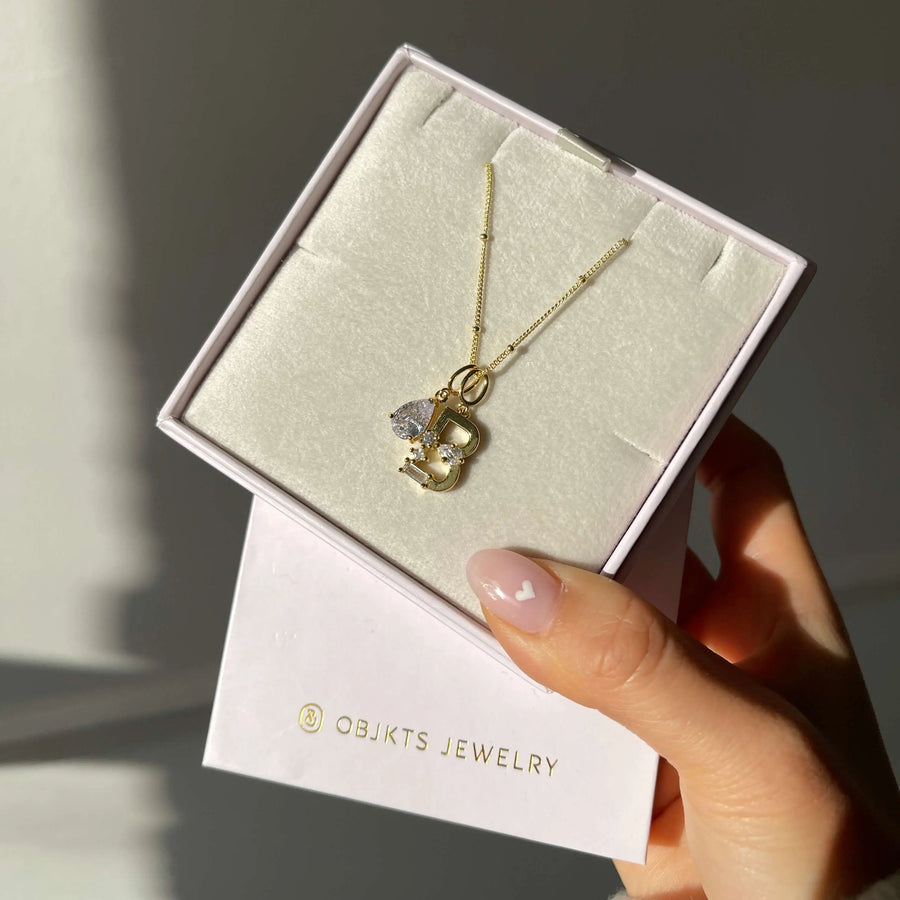 Initial-Halskette | Gold JW