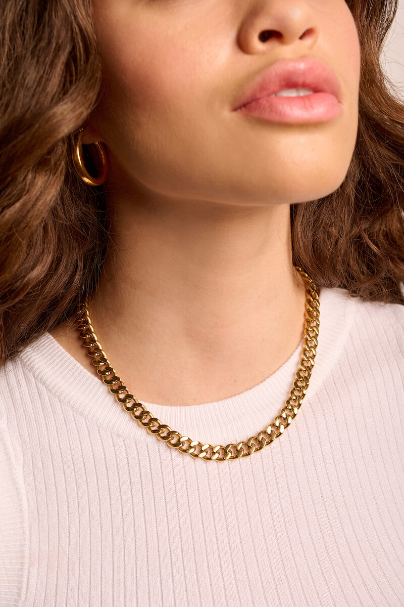 Kettenanschlag T-Stab Choker Halskette JW
