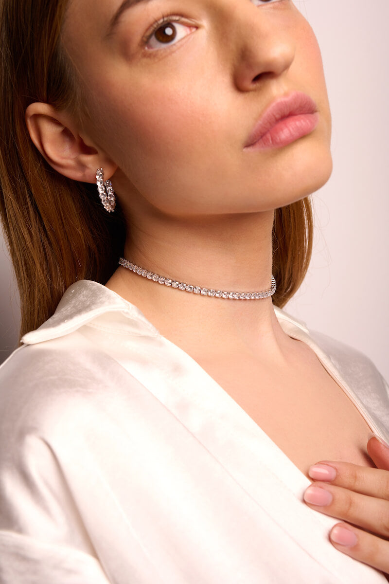 Linea Crystal Choker (4mm) JW