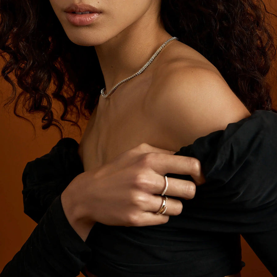 Open Pavé Stacking Ring Objkts