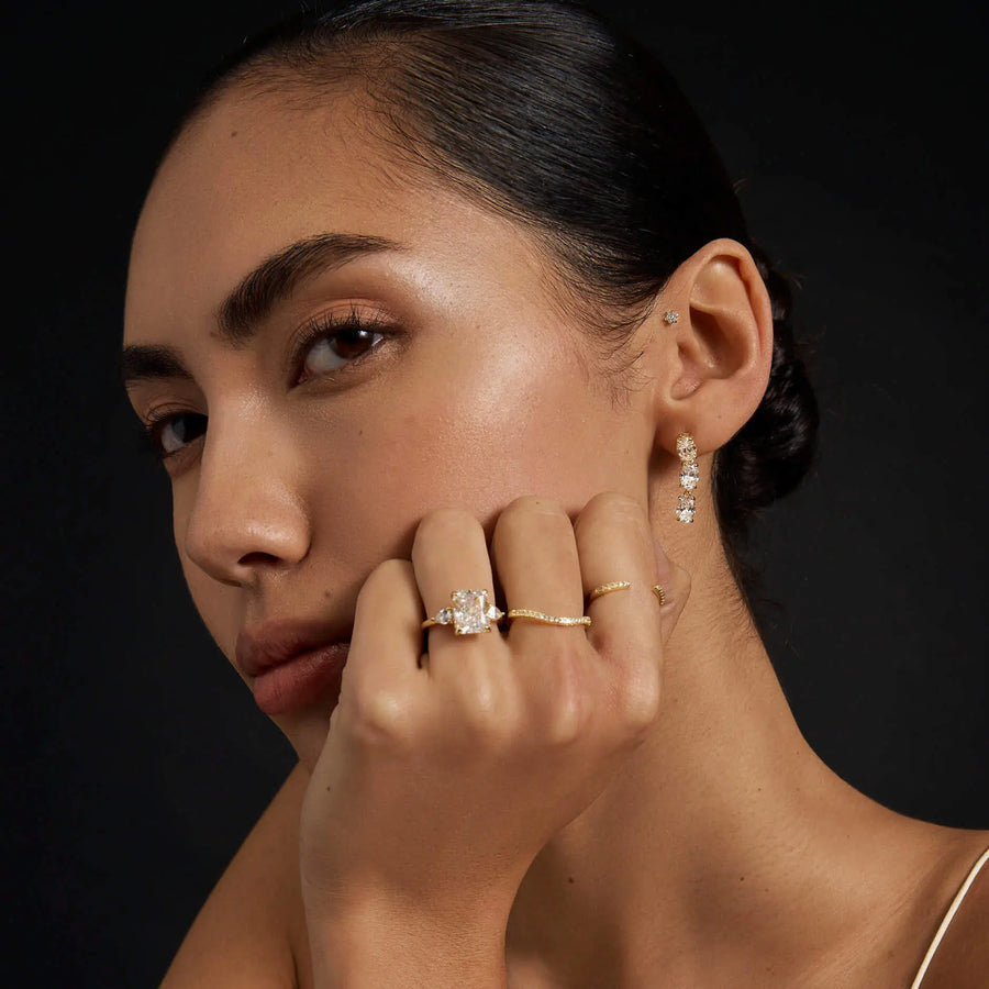 Open Pavé Stacking Ring Objkts