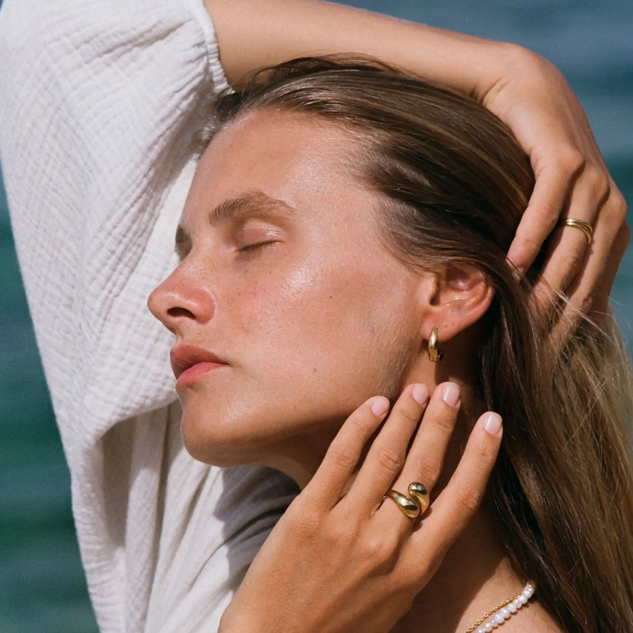 Doppelt gedrehter Ring Atolea Waterproof Jewelry