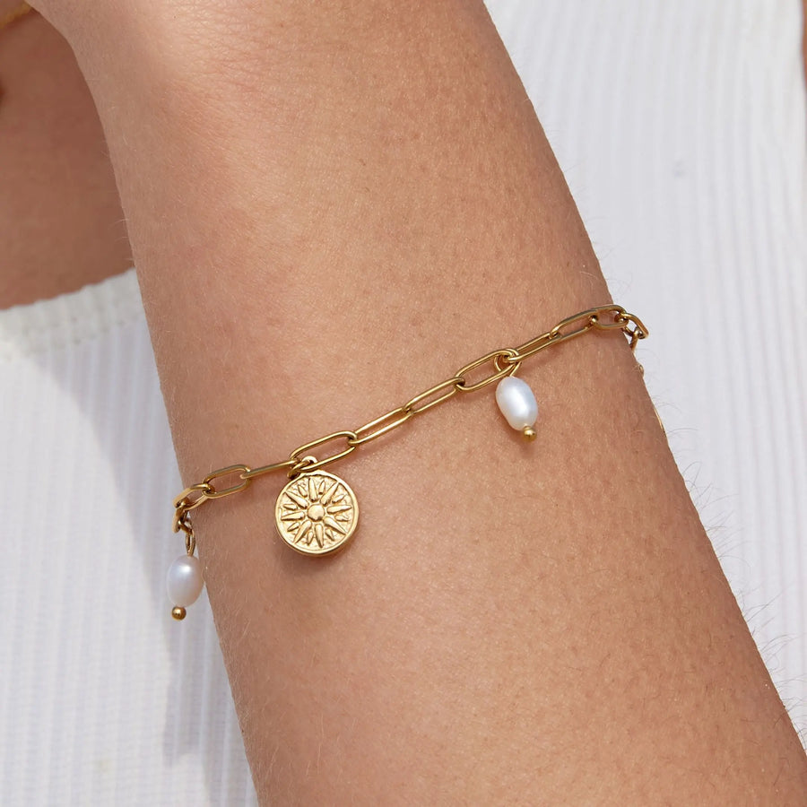 Goldener Sonnenarmband Atolea Waterproof Jewelry