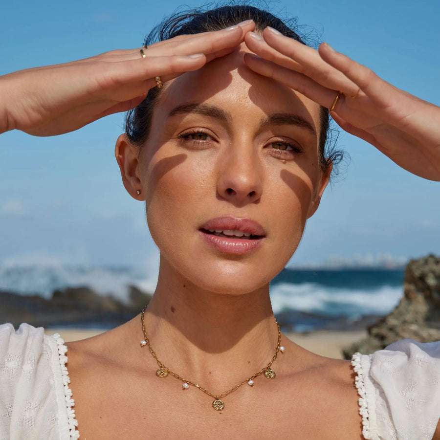 Golden Hour Halskette Atolea Waterproof Jewelry