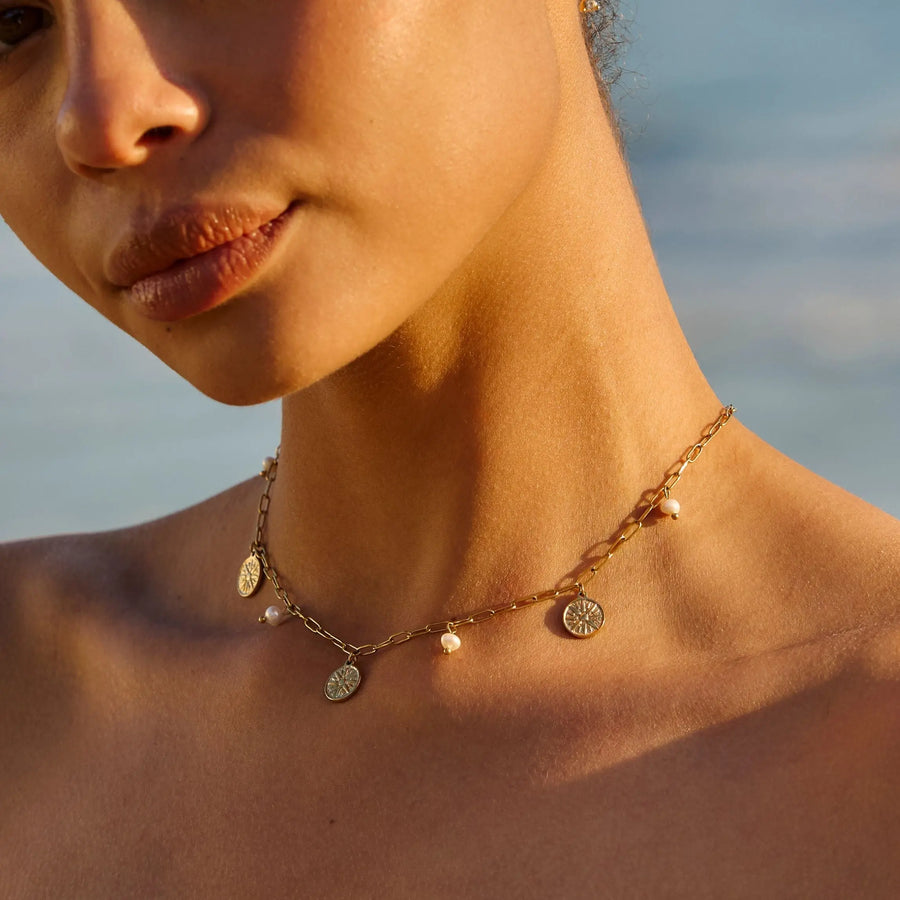 Golden Hour Halskette Atolea Waterproof Jewelry